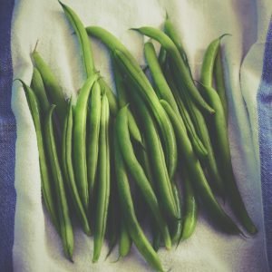 bunch of green beans
